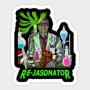 Jason as the Re-Animator Sticker